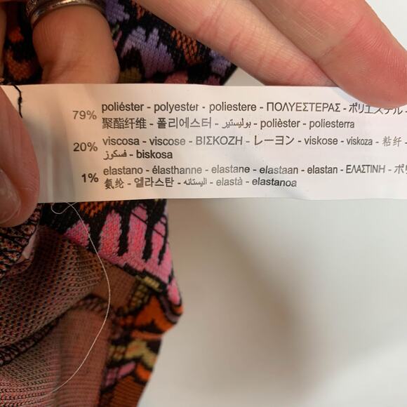 NWT ZARA 70s boho paisley romper Barbiecore floral v-neck y2k beach bunny 2662 - Picture 10 of 13